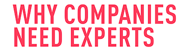 Msc Why Companies Need Experts Slogan