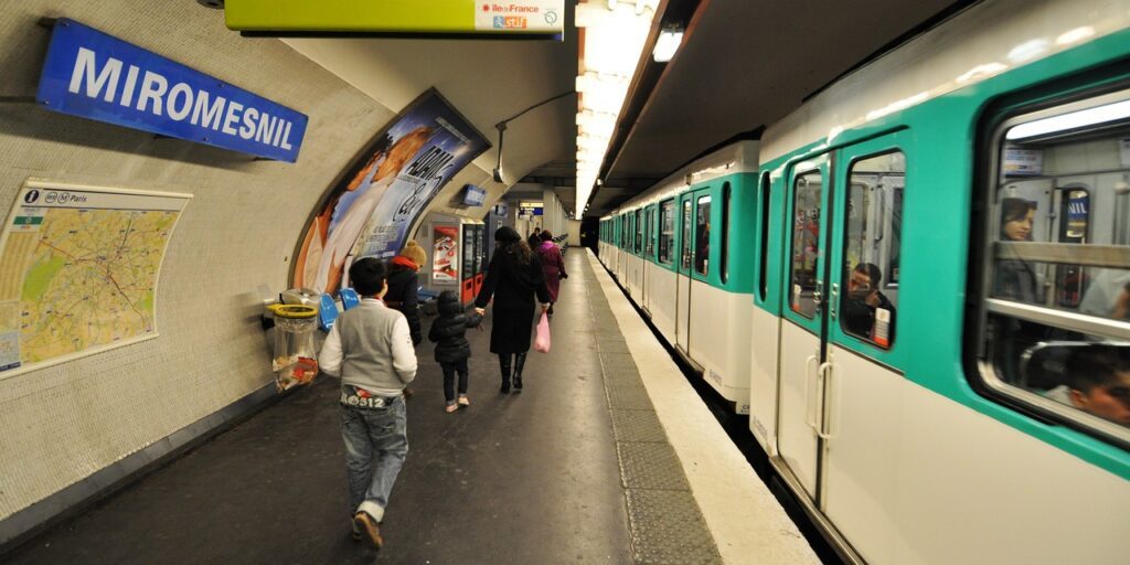 ligne du metro parisien