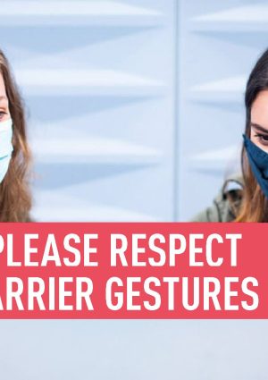 Please Respect Barrier Gestures